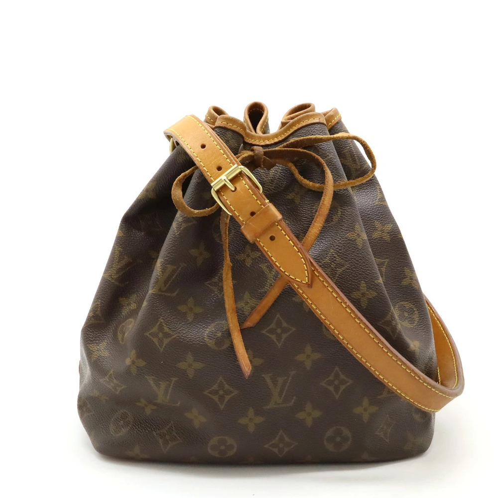 LOUIS VUITTON Monogram Noe Shoulder Bag Hobo Drawstring